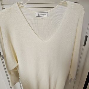 Rope Picnic Women's Cream Sweater